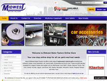 Tablet Screenshot of midwestmotorfactors.com